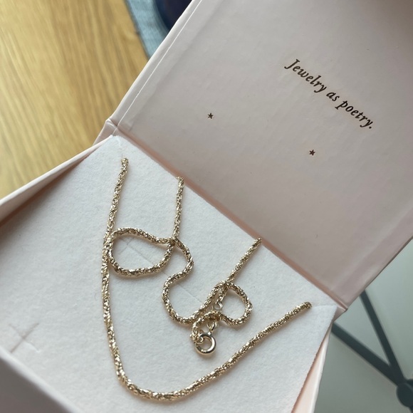 Catbird Lover's Chain 14k Gold necklace 20”chain length - Picture 9 of 9